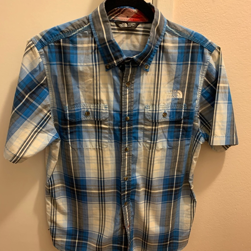 Mens North Face Short Sleeve Shirt